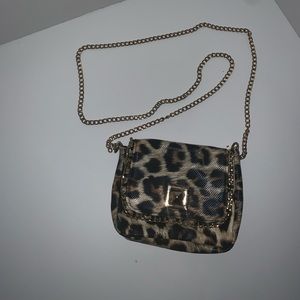 Leopard Mini Shoulder Purse